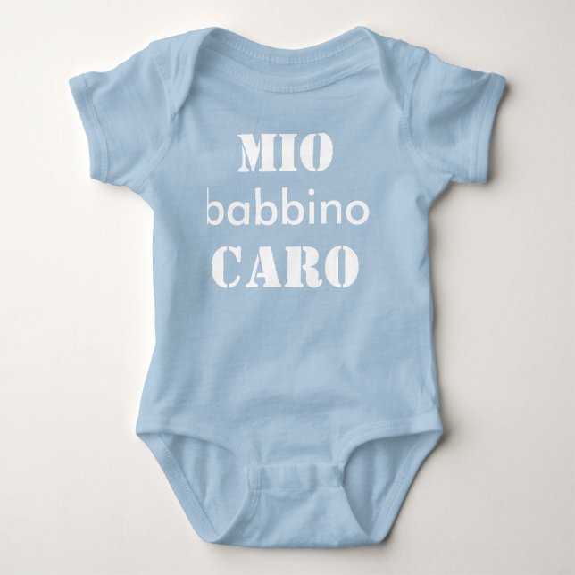 Miobabbino Caro-Baby Fußball-Bodysuit Baby Strampler (Vorderseite)