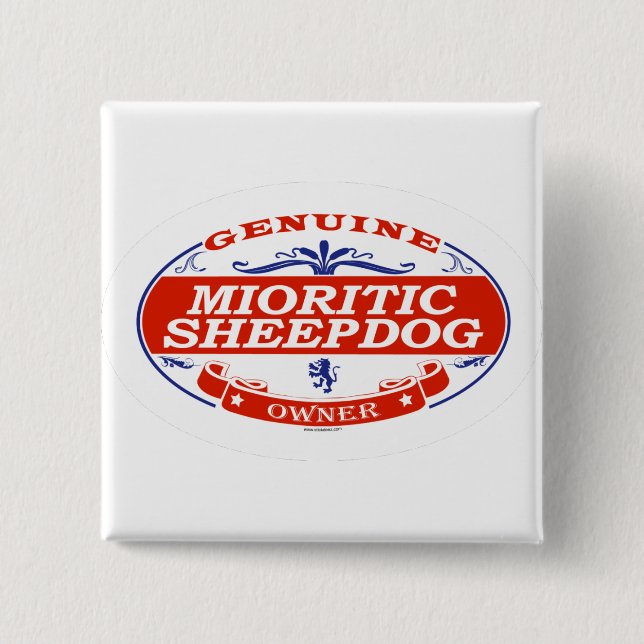 Mioritic Schäferhund Button (Vorderseite)