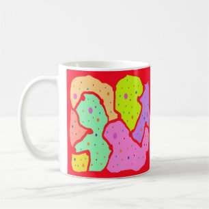 MIP MAP MOP ART DESIGN ABSTRAKTER FUN KAFFEETASSE