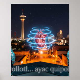 Miquiztli Calavera Begegnung - Poster