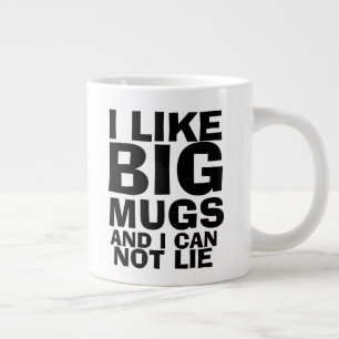 Mir gefallen große Tassen lustige Kaffeetasse