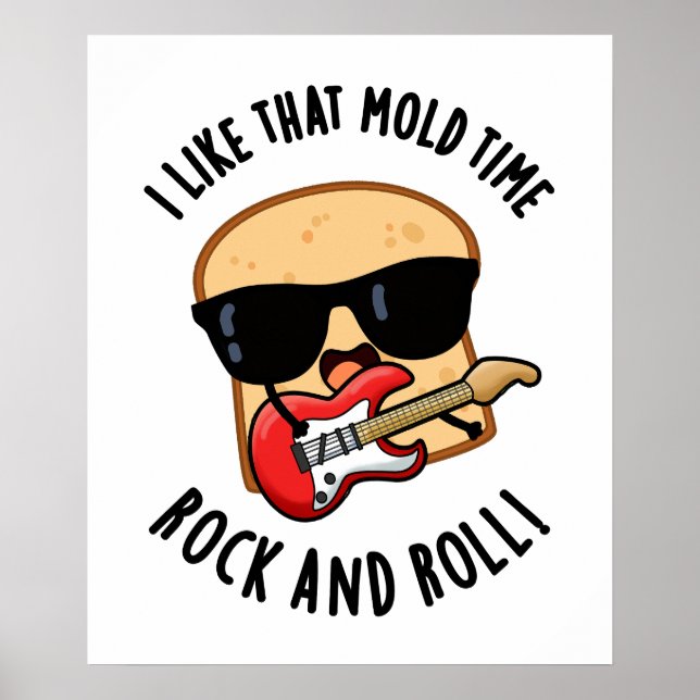 Mir gefällt dieser Mold Time Rock und Roll Funny B Poster (Vorne)