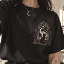 Mir gefällt es heimgesucht Schwarze Katze Gothic