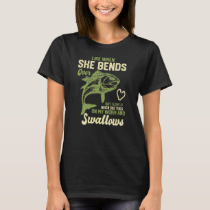 Mir gefällt es, wenn sie sich lustig über Angler b T-Shirt
