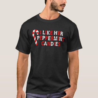 Mir gefällt ihr Peppermint Candies Funny Couple Pa T-Shirt