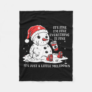 Mir geht's gut, es ist okay, einfach Weihnachten i Fleecedecke