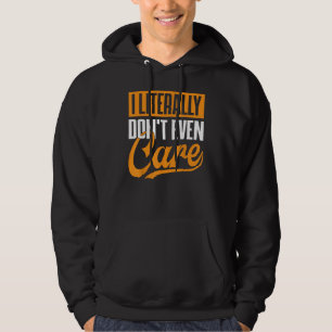 Mir ist die Typografie nicht mal egal Hoodie
