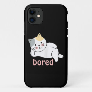 Mir langweilig, niedlich Kitty Cat Animal Case-Mate iPhone Hülle