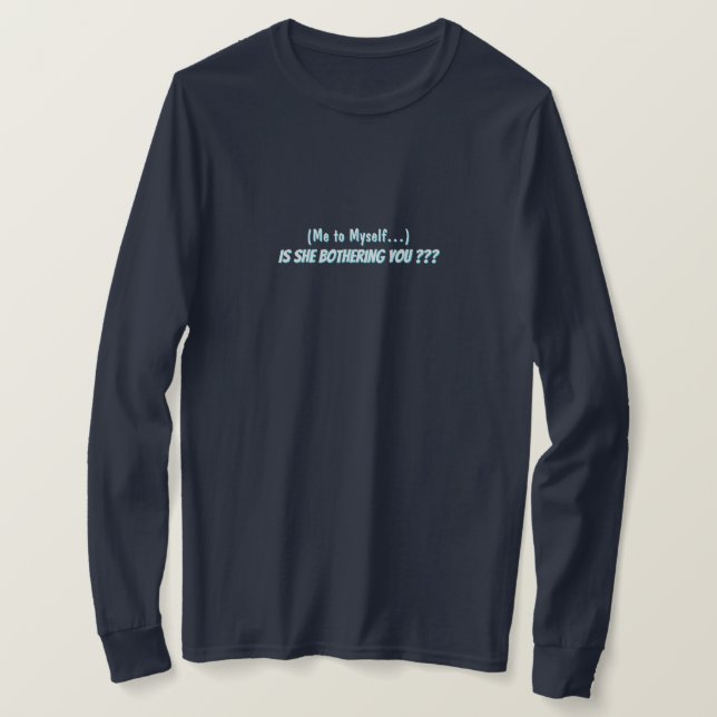„Mir selbst“ Basic-Langarm-T-Shirt T-Shirt (Design vorne)
