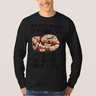 Mir sollte man sich wegen der Milchschlange Sorgen T-Shirt
