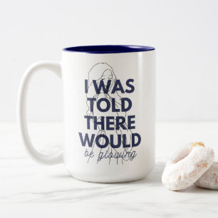 Mir wurde gesagt, es gäbe glühende, sonnige Schwan Zweifarbige Tasse