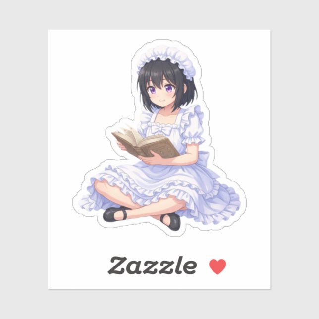 Mirabella Reading – Cute Character Sticker (Blatt)