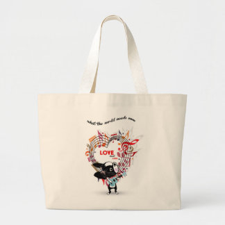 Mirabelle LIEBE-SÜSSE LIEBE-TASCHE Jumbo Stoffbeutel
