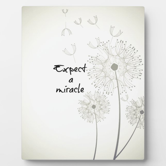 Miracle Inspirational Fotoplatte (Vorderseite)