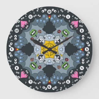 Miracle Mandala Clock Große Wanduhr