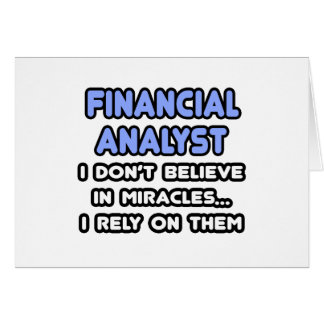 Miracles et analystes financiers