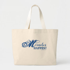 Miracles Happen Jumbo-Tasche Jumbo Stoffbeutel