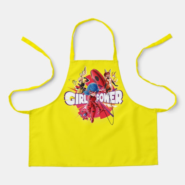 Miraculous Girl Power Schürze (Vorderseite)