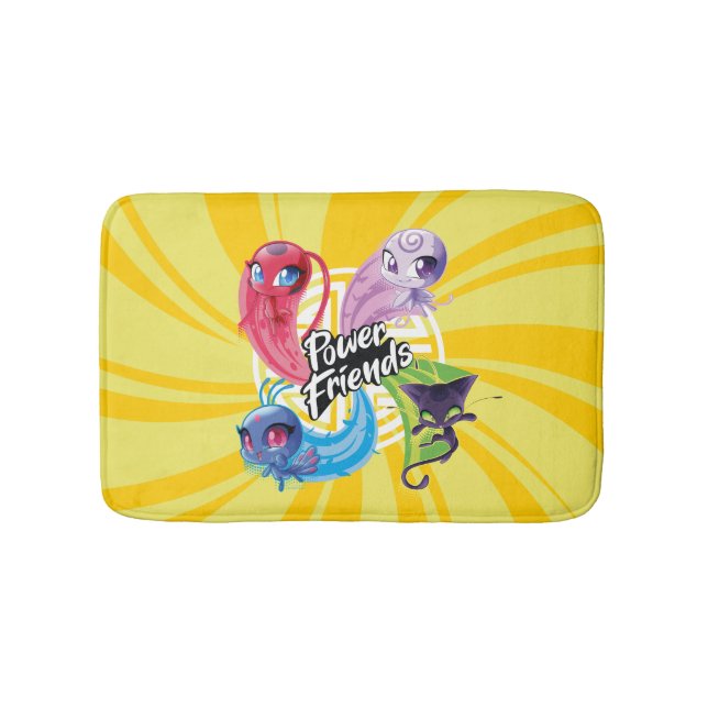 Miraculous Kwamis Power Friends Badematte (Vorderseite)