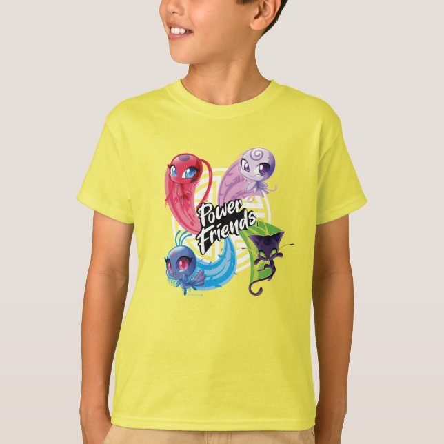 Miraculous Kwamis Power Friends T-Shirt (Vorderseite)