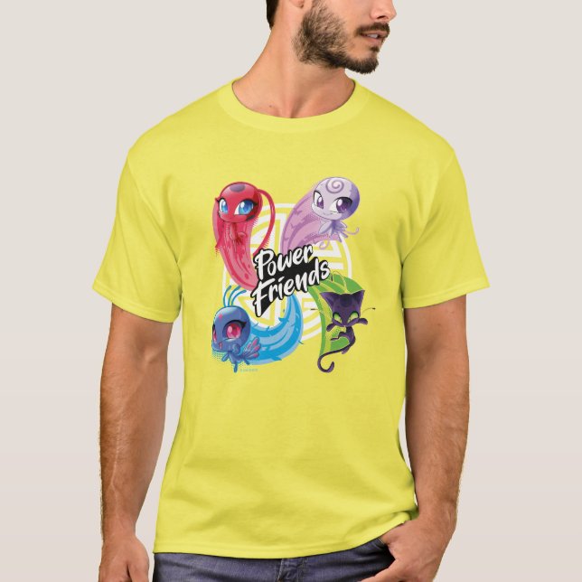 Miraculous Kwamis Power Friends T-Shirt (Vorderseite)