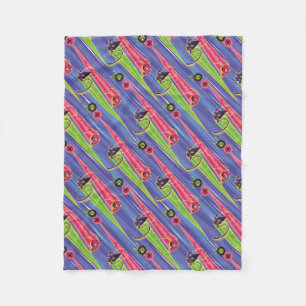 Miraculous Kwamis Tikki & Plagg Muster Fleecedecke