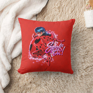 Miraculous Ladybug   Grafische Punkte Kissen