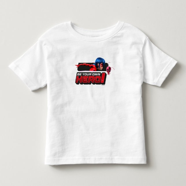 Miraculous Ladybug & Tikki | Sei dein eigener Held Kleinkind T-shirt (Vorderseite)