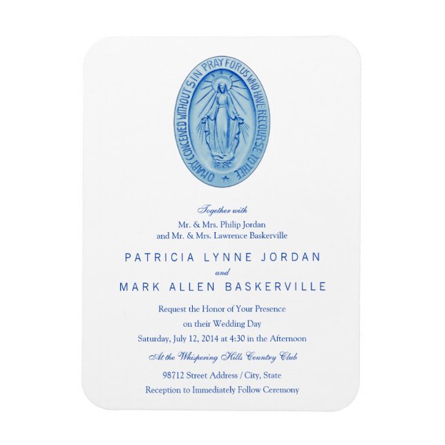 Miraculous Medal Magnet (Vertikal)