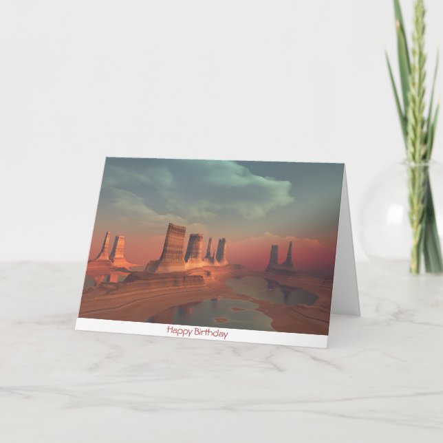 MIRAGE BIRTHDAY CARD KARTE (Vorderseite)