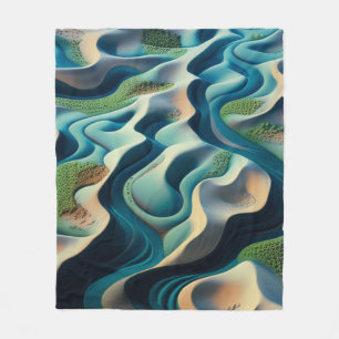 Mirage Currents Fleecedecke