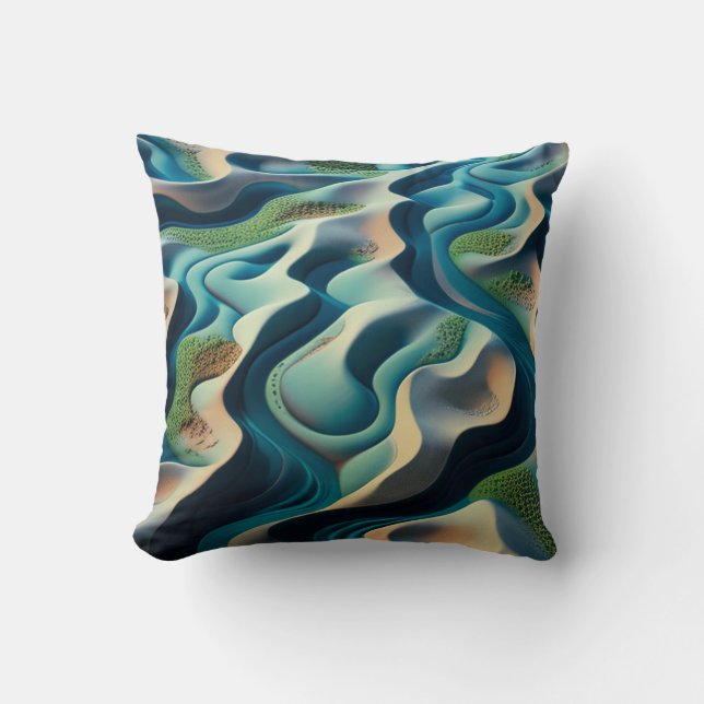 Mirage Currents Kissen (Vorderseite)