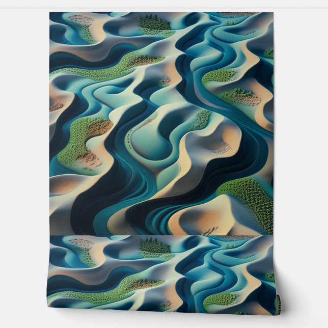 Mirage Currents Tapete (Abrollen)