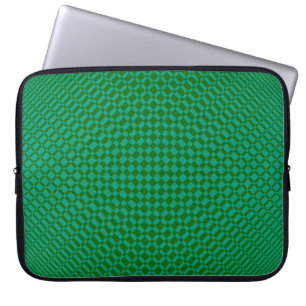 "Mirage"  Emerald Green on Deep Green  Laptopschutzhülle