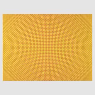 "Mirage"| Lebhaftes Gelb auf Russet Orange| Seidenpapier