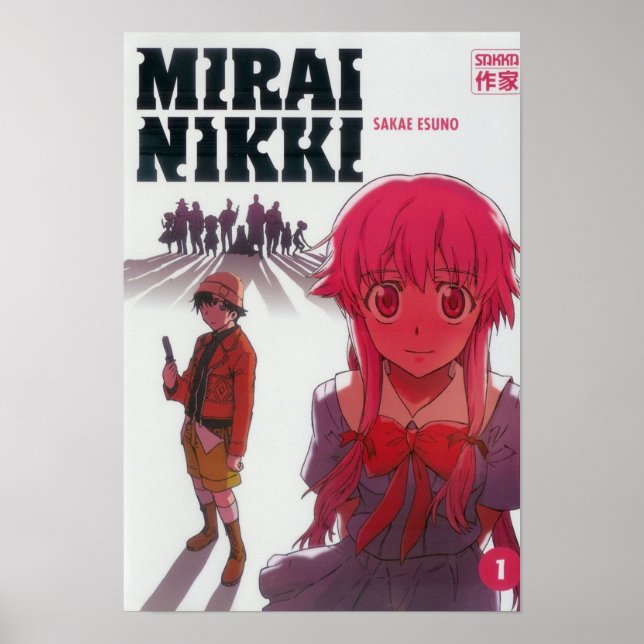 Mirai Nikki Future Diary Cover 1 Poster (Vorne)