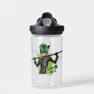 Mirakulous Re-Vers Claw Noir Charakter Grafik Trinkflasche