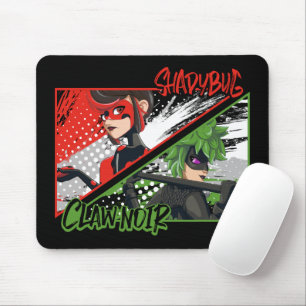 Mirakulous Re-verse Shadybug & Claw Noir Mousepad