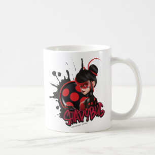 Mirakulous Re-verse Shadybug-Zeichen Grafik Kaffeetasse