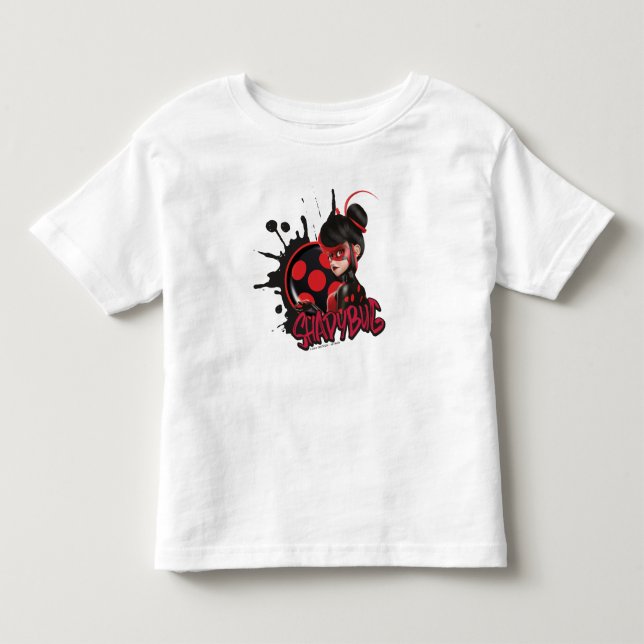 Mirakulous Re-verse Shadybug-Zeichen Grafik Kleinkind T-shirt (Vorderseite)