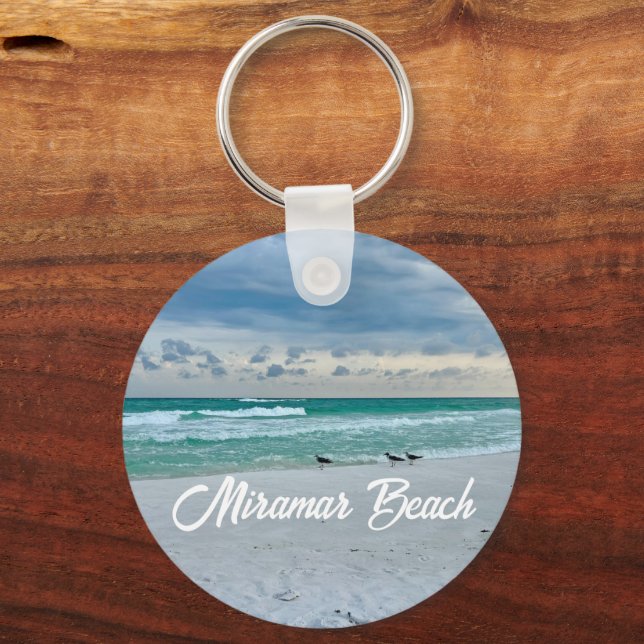 Miramar Beach Florida Schöner Urlaub Keepake Schlüsselanhänger (Vorderseite)