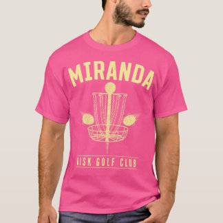 Miranda Disc Golf Club Golfer Wilhelm Tell T-Shirt