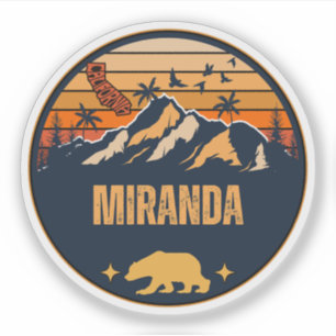 Miranda, Kalifornien Aufkleber