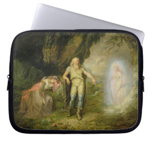Miranda, Prospero und Ariel, "vom Sturm" vorbei Laptopschutzhülle