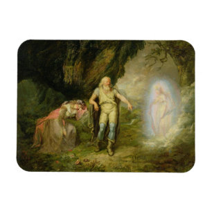 Miranda, Prospero und Ariel, "vom Sturm" vorbei Magnet