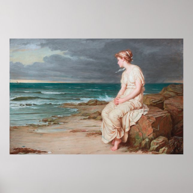 MiRANDA, von John William Waterhouse - 1875 Poster (Vorne)