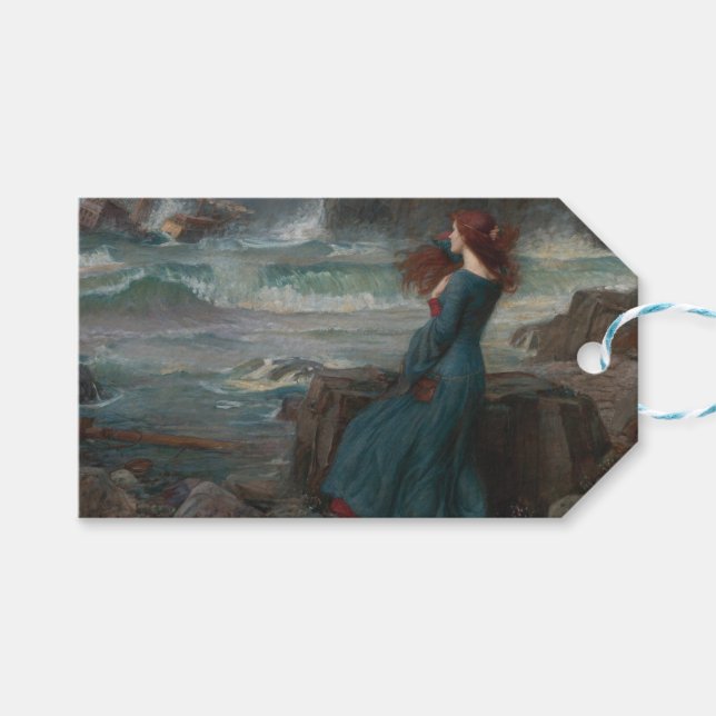 Miranda (von John William Waterhouse) Geschenkanhänger (Vorderseite (Horizontal))