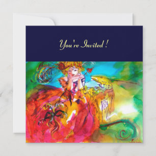 MIRANDOLINA MARDI GRAS MASQUERADE PARTY EINLADUNG