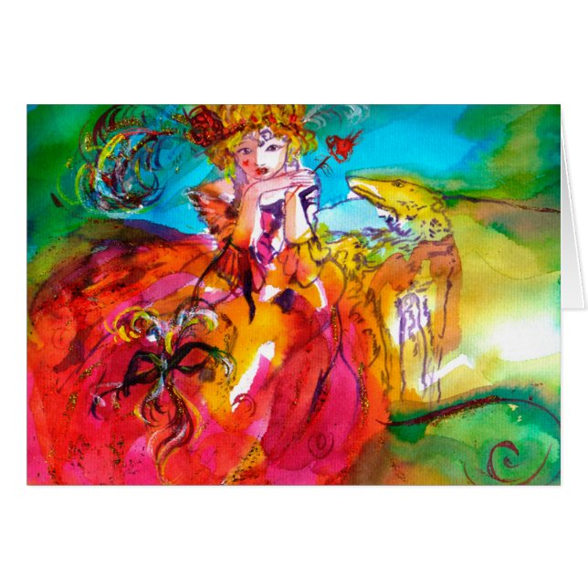 MIRANDOLINA, Masque de Carnaval vénitien (Devant horizontal)