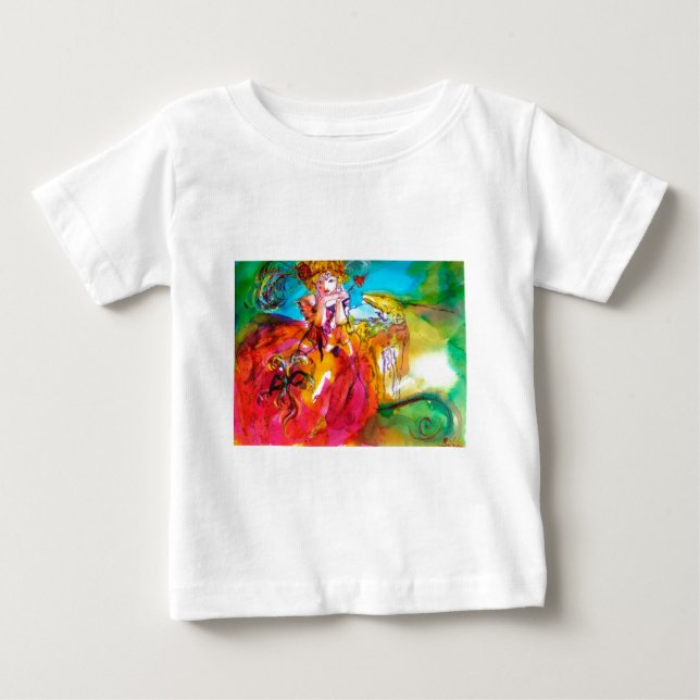 MIRANDOLINA / Venezianische Karnevalsmasken Baby T-shirt (Vorderseite)